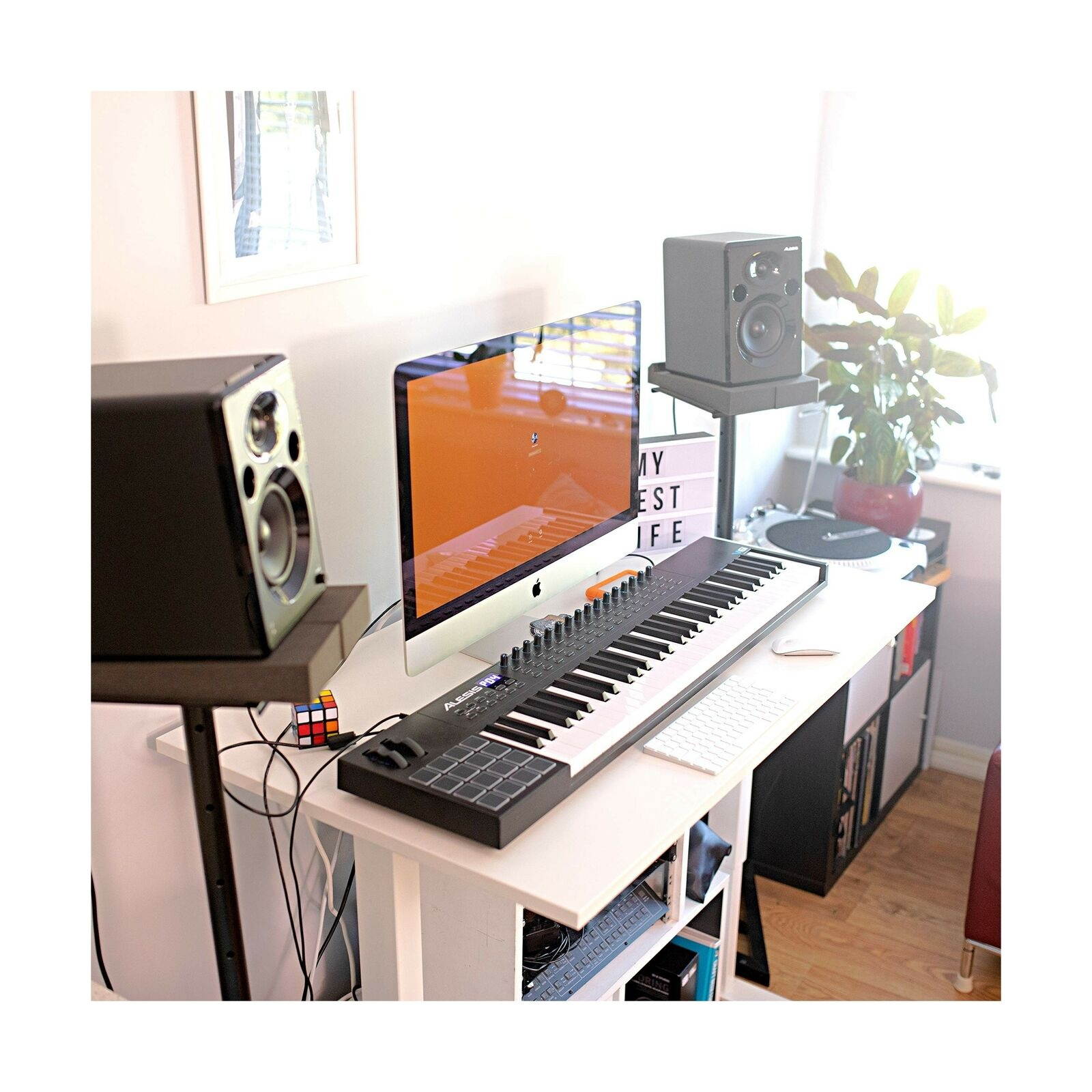 Alesis VI61 | 61-Key USB MIDI Keyboard Controller with 16 Pads, 16 Assignable...