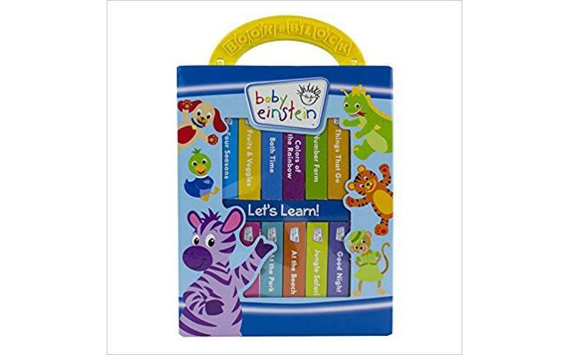Baby Einstein - My First Library 12 Board Book Block Set - by Disney