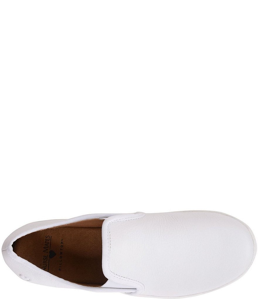 Nurse Mates Adela Leather Slip-Ons