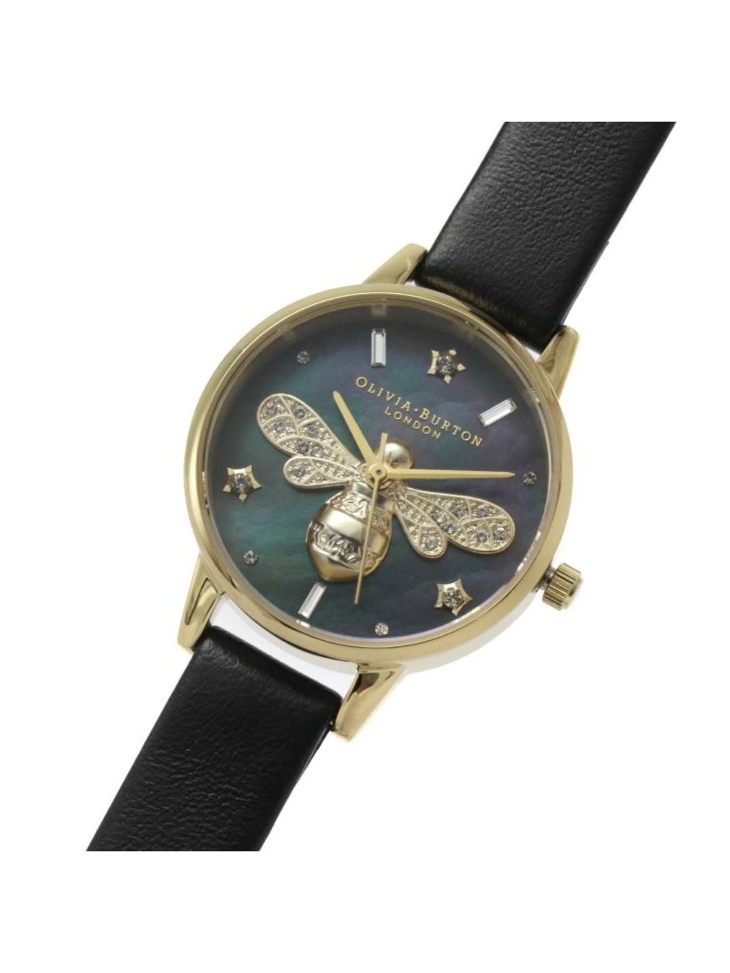 Olivia Burton OB16GB08 Sparkle Bee Analog Watch for Women
