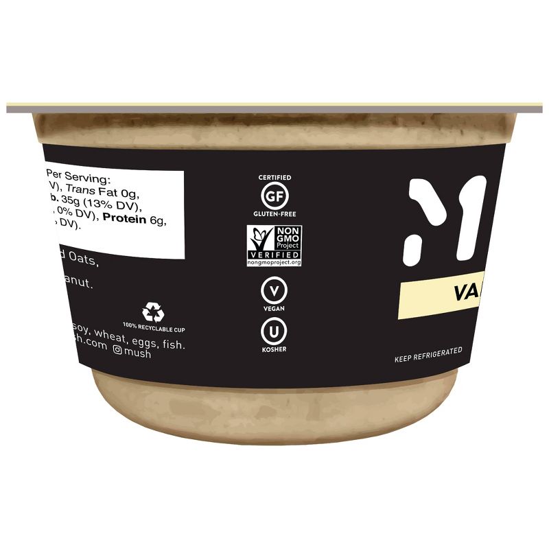 MUSH Vanilla Bean Ready-to-Eat Oats - 5oz