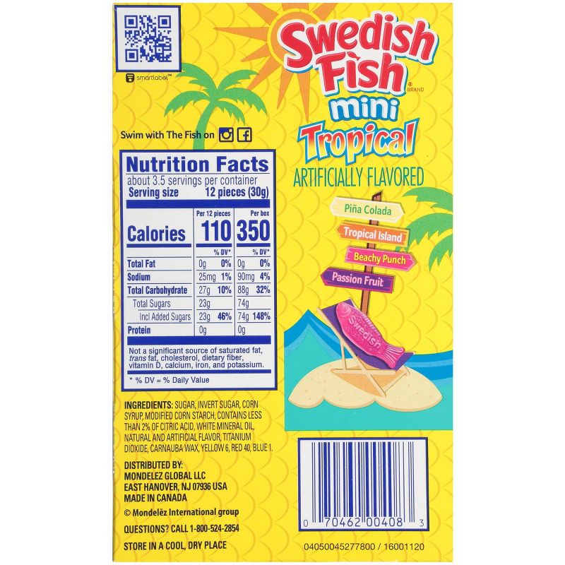 Swedish Fish Tropical Minis - 3.5oz