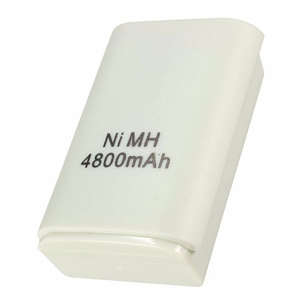 New 2 batteries + 1 charger + 1 usb charging cable kit for xbox 360 wireless battery controller rechargeable battery pack