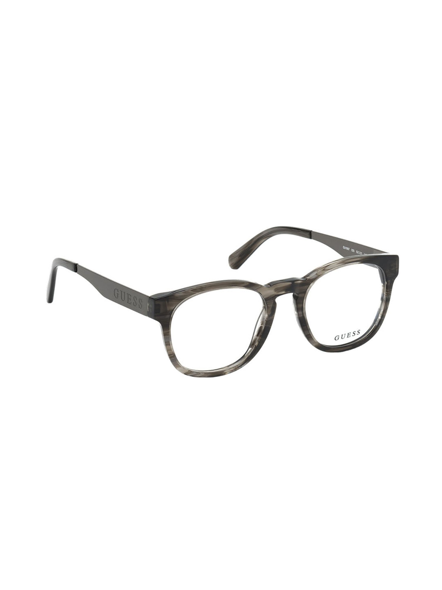 Guess Grey Wayfarer Eye Frames for Men