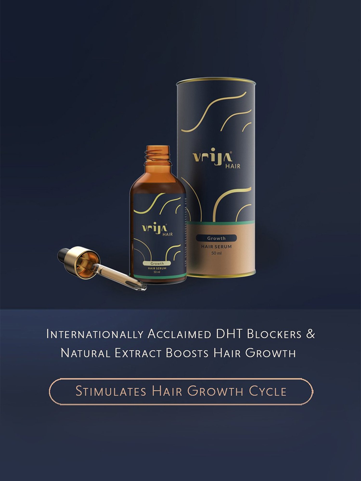 Vrija Growth Hair Serum for Men & Women - 50 ml