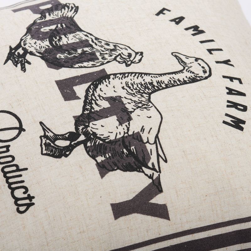 18"x18" Family Farm Square Throw Pillow - Sure Fit