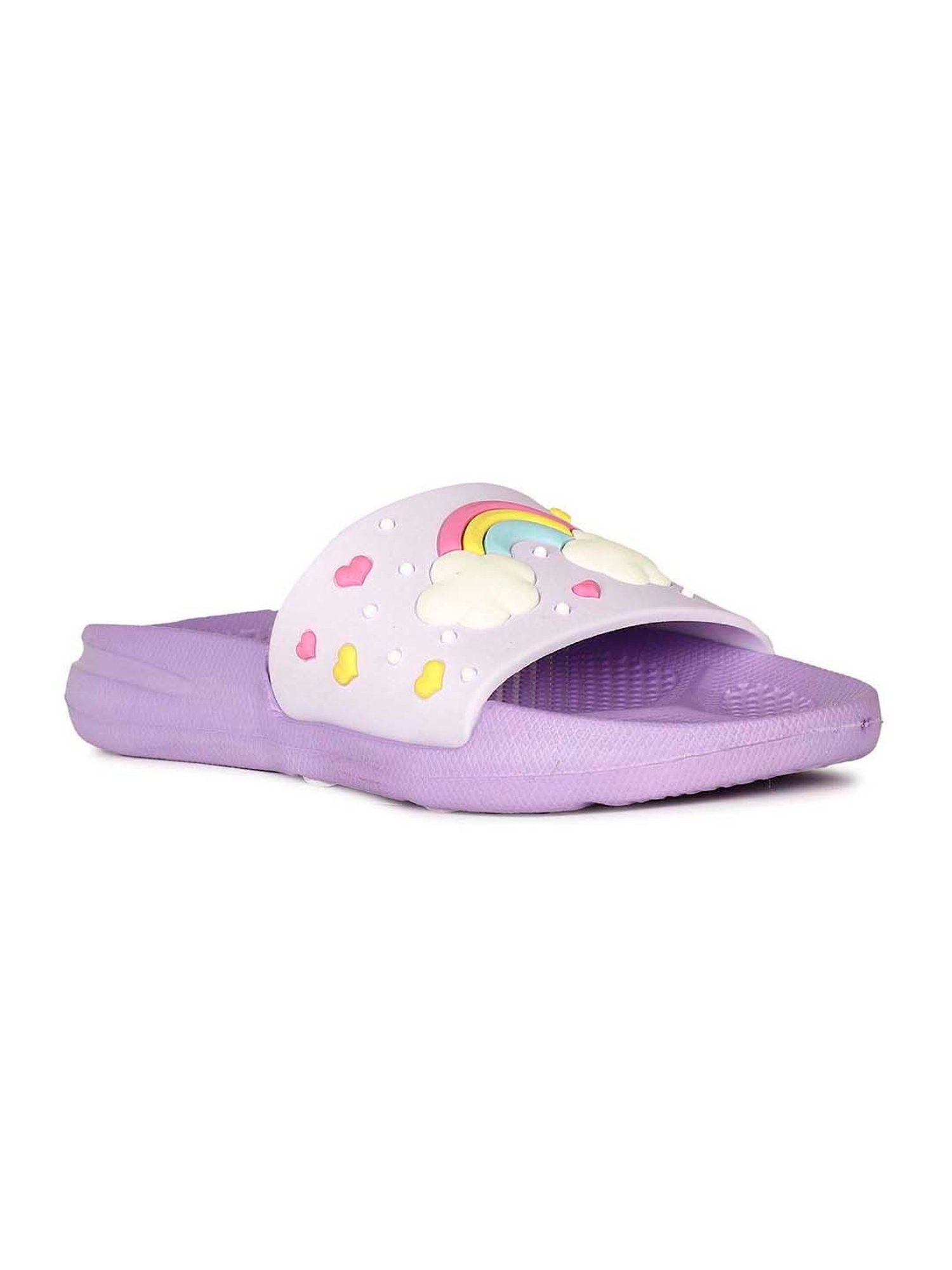 Bubblegummers by Bata Kids Grey & Purple Casual Slides
