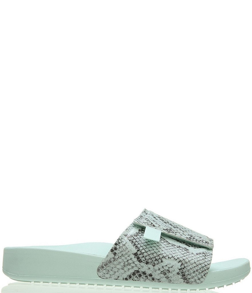 Vionic Keira Snake Print Slide Sandals