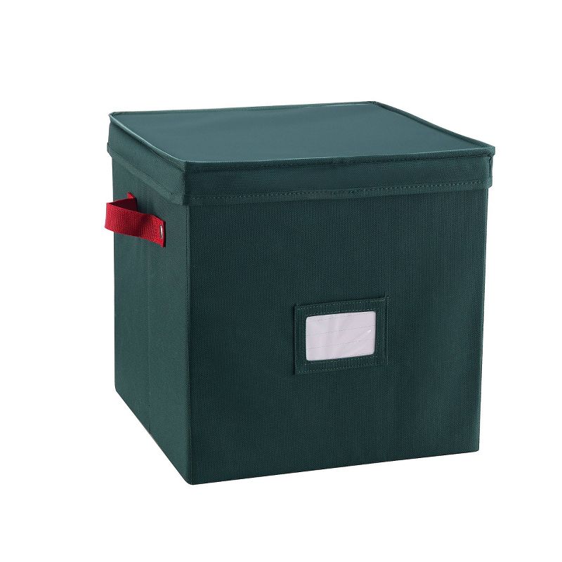 Elf Stor Premium Christmas Ornament Storage Chest Green