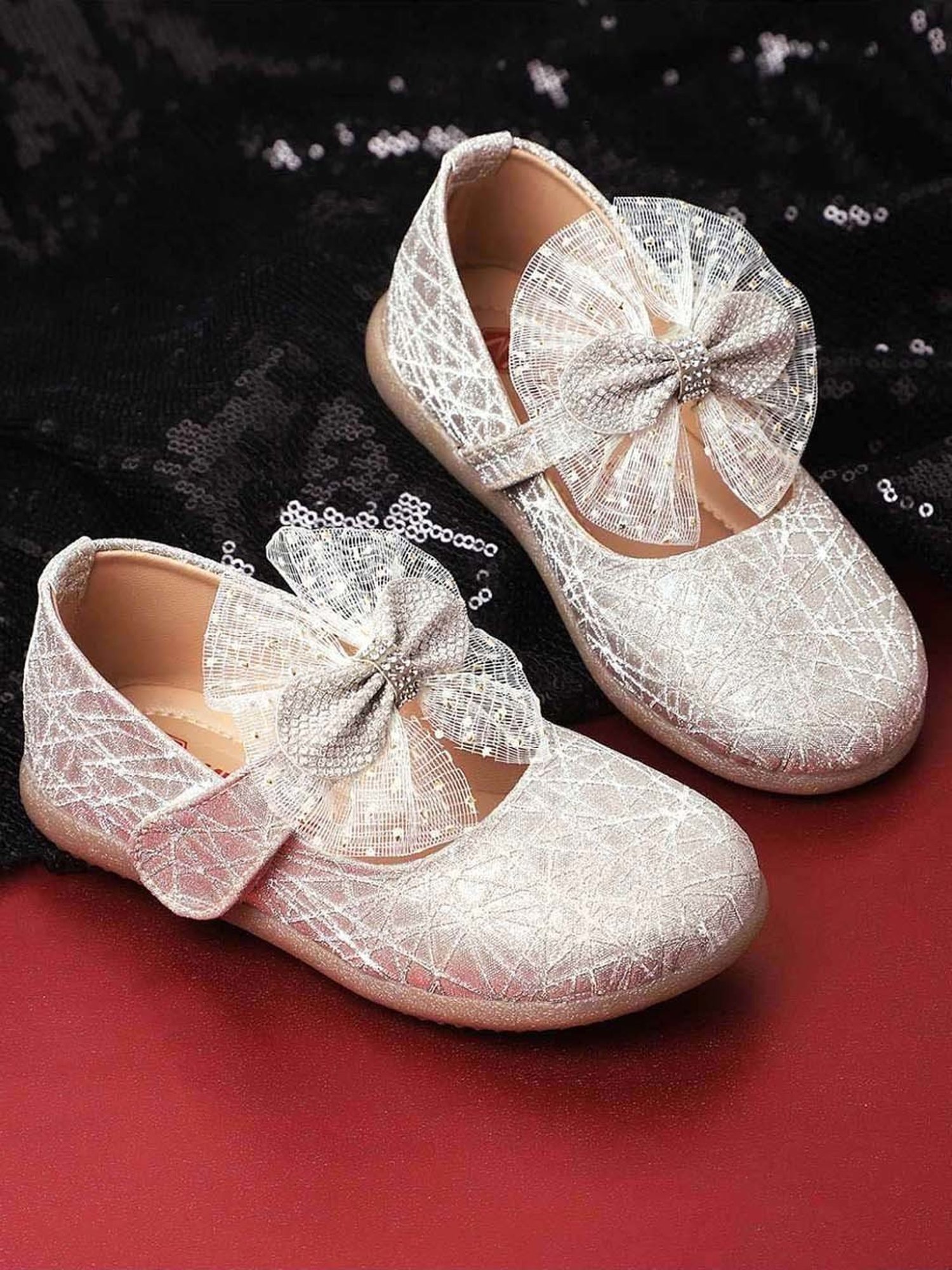 Minesole Kids Golden Mary Jane Shoes