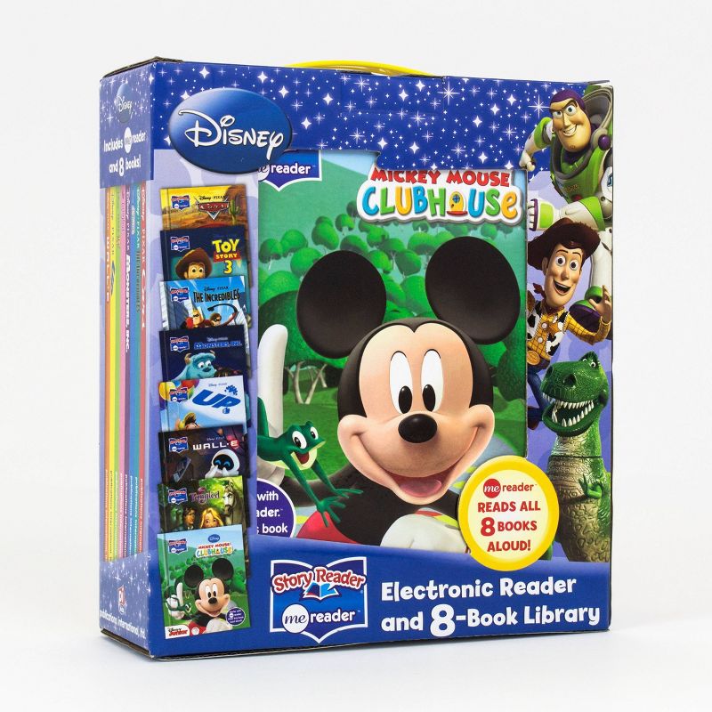 Pi Kids Disney Mickey Mouse and Pixar Friends! Electronic Me Reader 8-Book Library Boxed Set