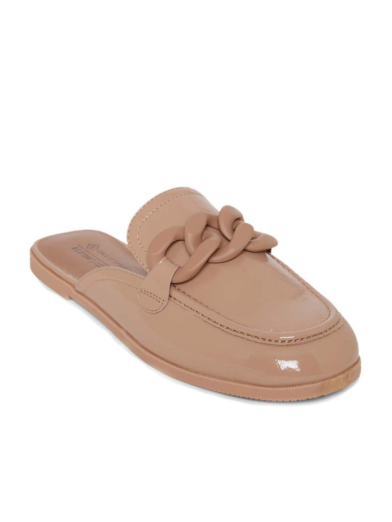 Call It Spring Women's Beige Mule Shoes