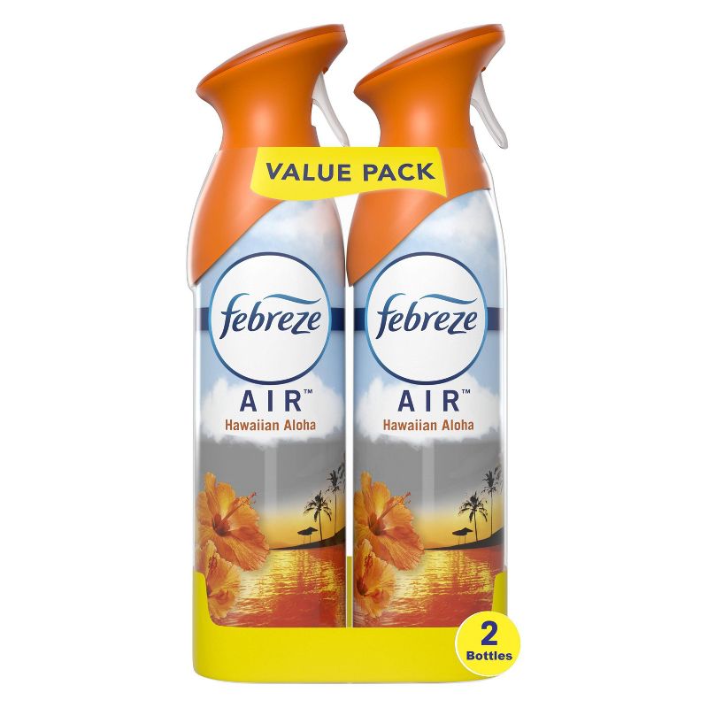 Febreze Odor-Eliminating Air Freshener - Hawaiian Aloha - 2pk/17.6 fl oz