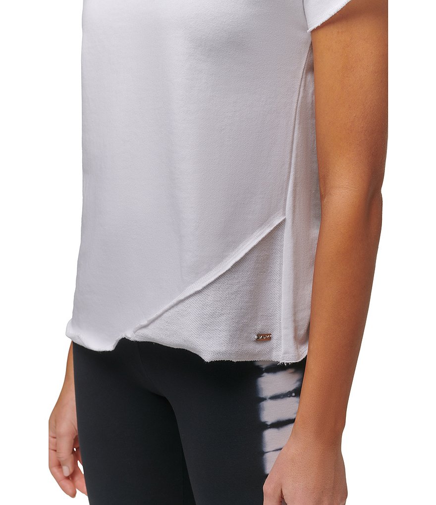 Marc New York Off Duty Boat Neck French Terry Tee