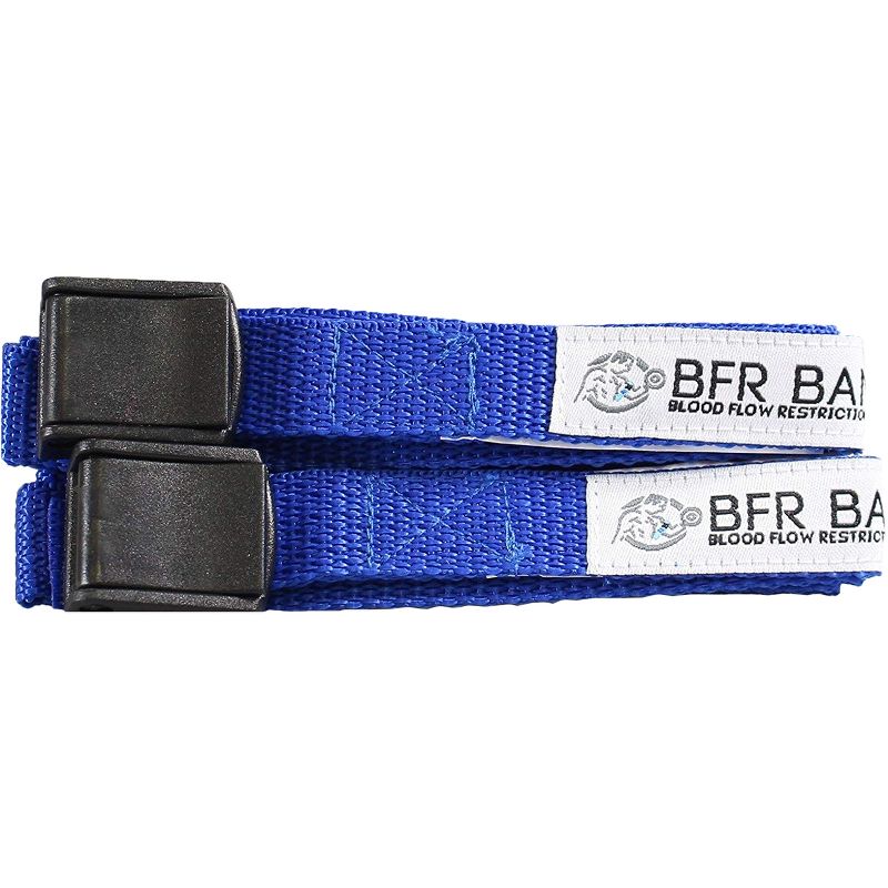 BFR Bands Classic Blood Flow Restriction Occlusion Training Bands - Blue