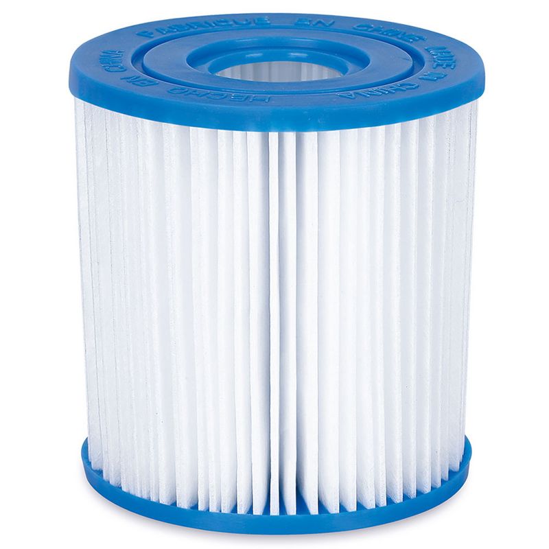 Summer Waves P1001030A156 Quick Set 10ft x 30in Inflatable Ring Round Above Ground Swimming Pool Set with Filter Pump and Type 1 Filter Cartridge