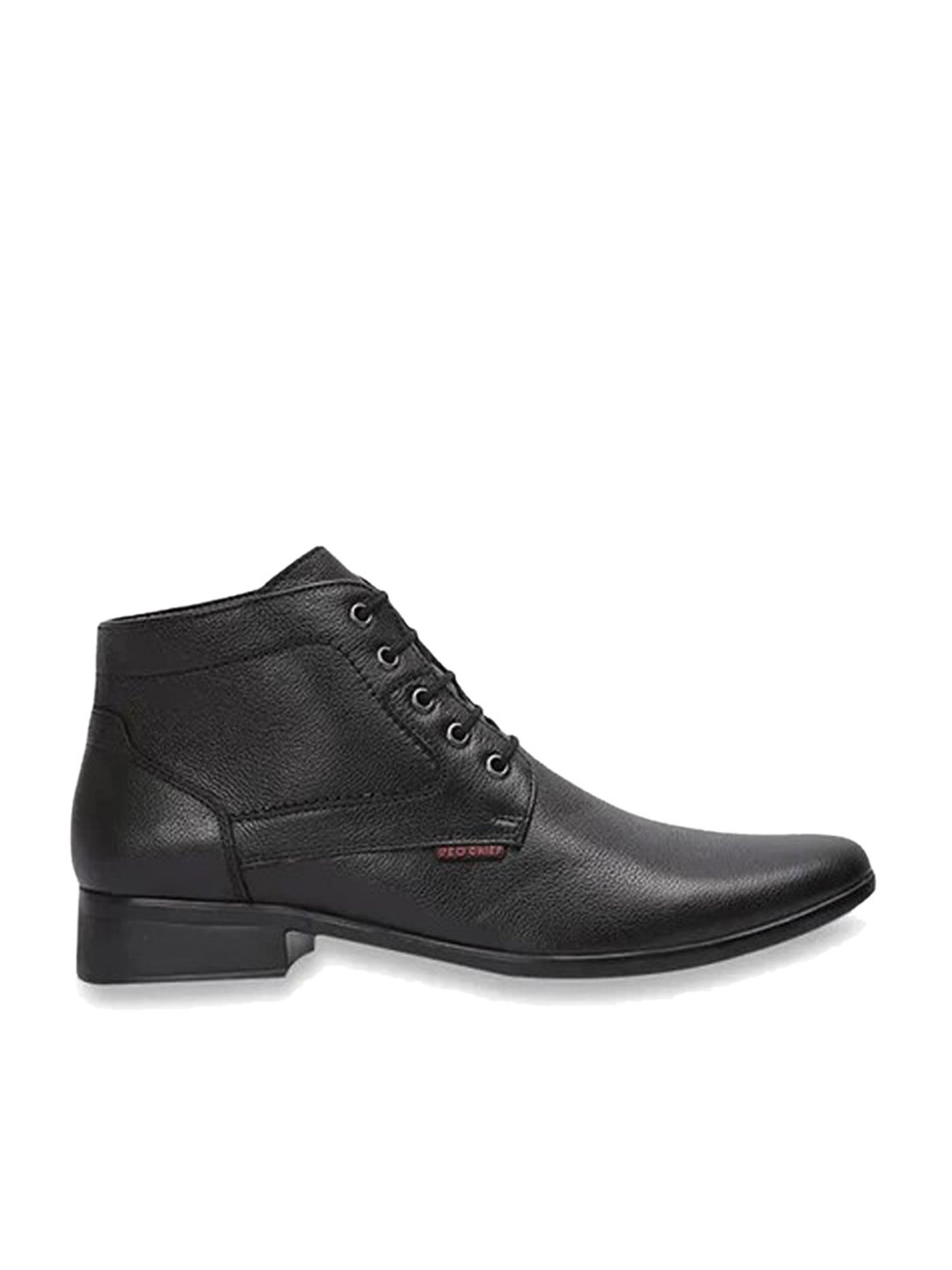 Red Chief Men's Black Derby Boots