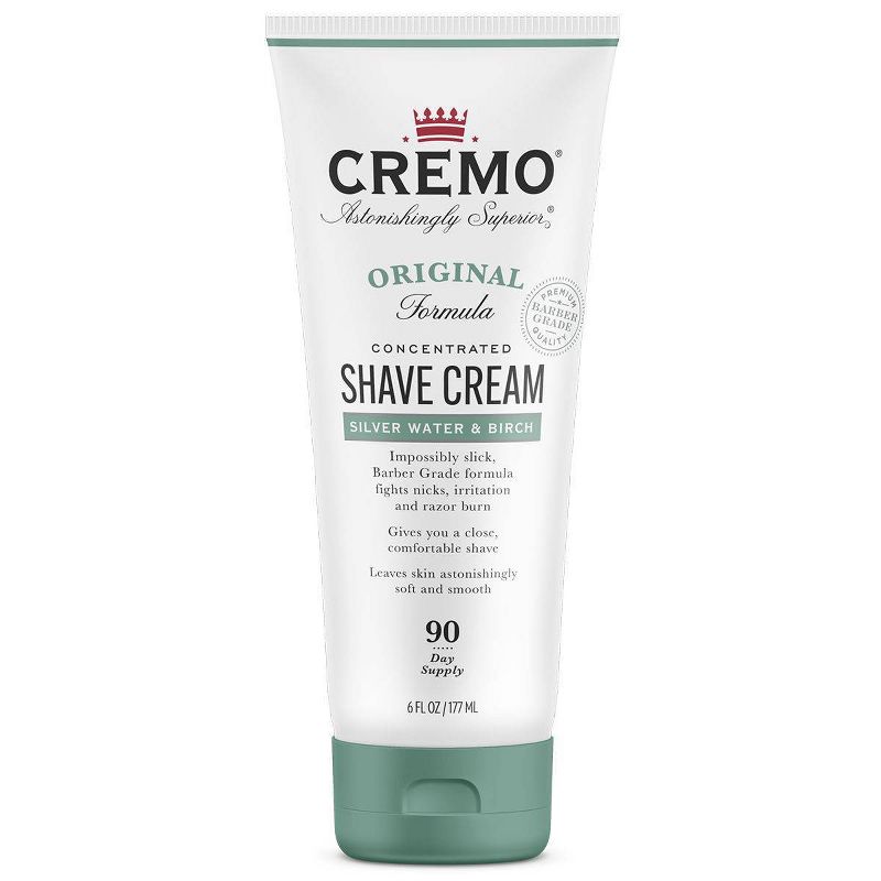 Cremo Silver Water and Birch Shave Cream - 6oz