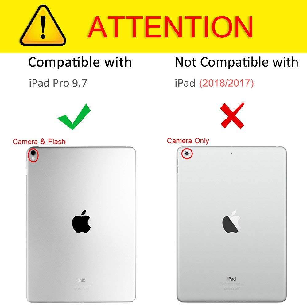 Fintie iPad Pro 9.7 Case - 360 Degree Rotating Stand Case with Smart Protective Cover Auto Sleep/Wake Feature for Apple iPad Pro 9.7 Inch (2016 Version), Emerald Illusions