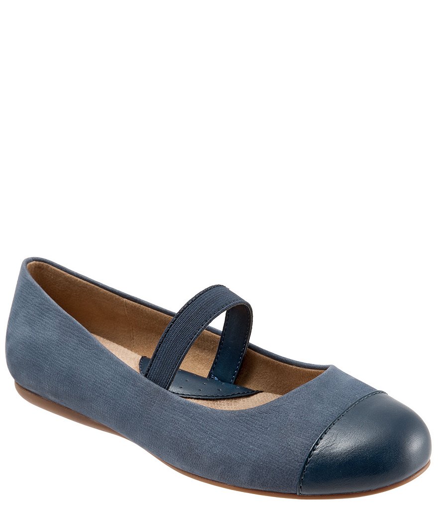 SoftWalk Napa MJ Cap Toe Mary Jane Slip-Ons
