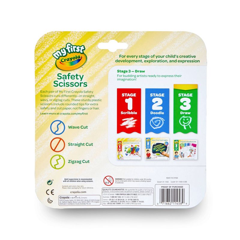 Crayola 3ct My First Safety Scissors