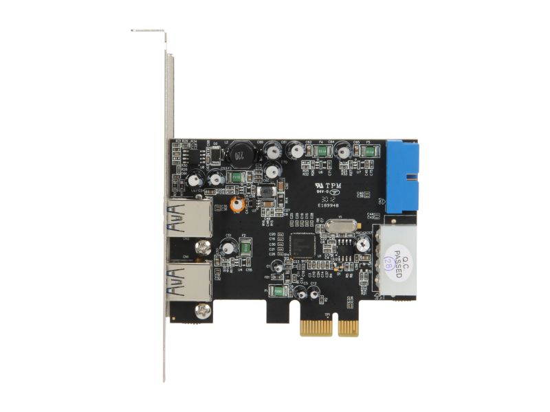 VANTEC 3-Port USB 3.0 Type A/C PCIe Host Card Model UGT-PC331AC