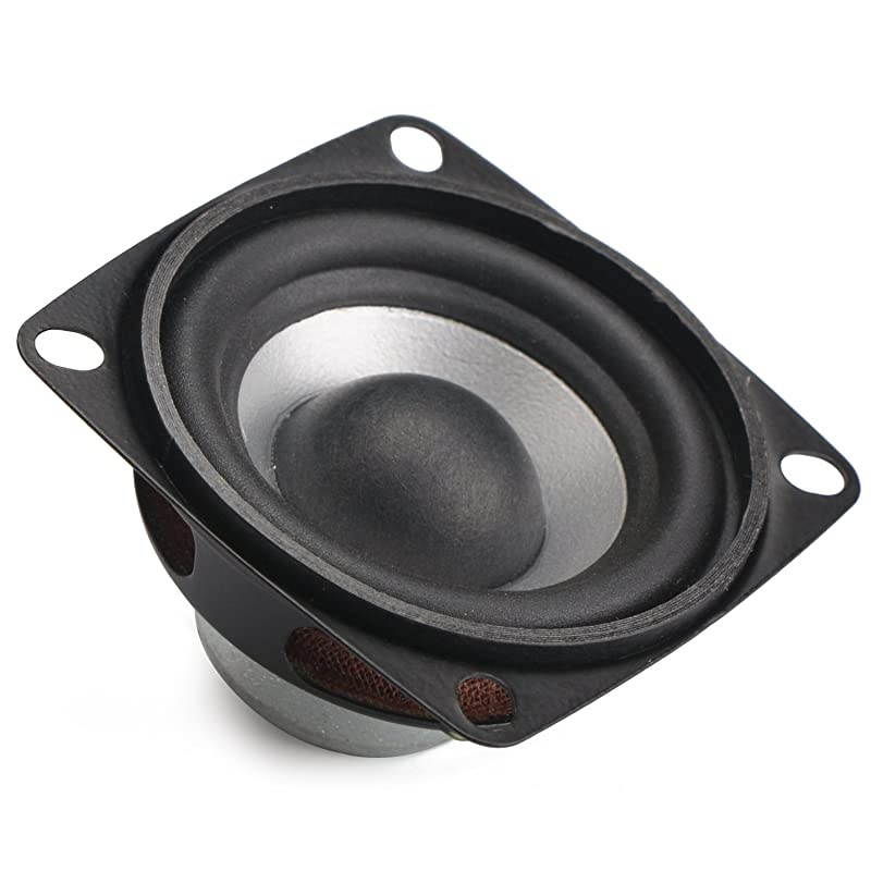Micro 12W Stereo Audio Speaker 2 Inches 4 Ohm Full Range Speaker 2.0 2.1 HiFi DIY Loudspeaker Woofer Speaker for Auto Car Motor Motorcycle