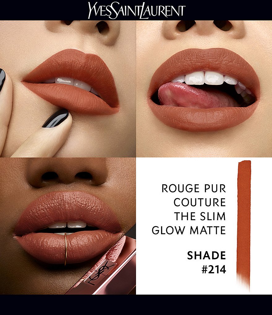 Yves Saint Laurent Beaute Rouge Pur Couture The Slim Glow Matte Lipstick