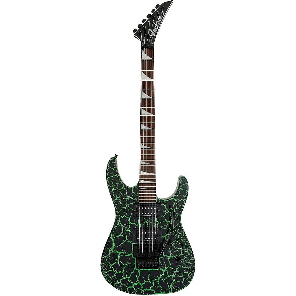 Jackson Soloist SLX Crackle Electric Guitar Green Crackle