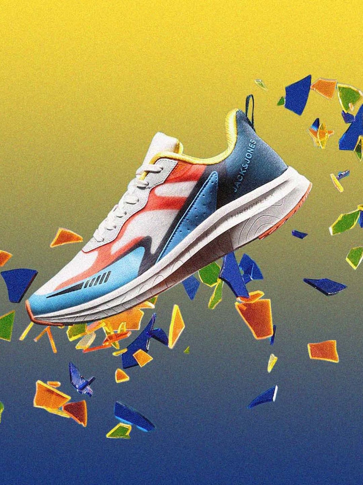 Jack & Jones Men's White Casual Sneakers