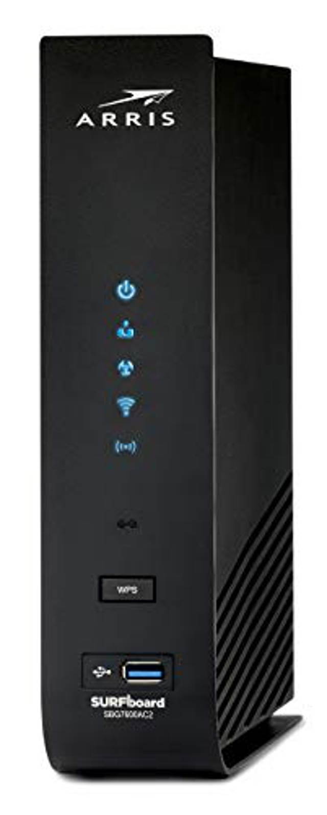 ARRIS SURFboard SBG7600AC2 DOCSIS 3.0 Cable Modem & AC2350 Dual-Band Wi-Fi Router, Approved for Cox, Spectrum, Xfinity & others (black)