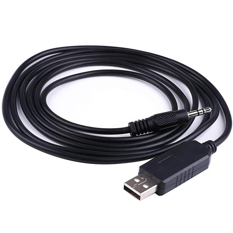 to TTL UART 3V3 Serial Cable with FTDI Chip 3.3V TTL to 3.5mm Audio Jack Output Cable Works for PLX SM-AFR, TTL-232R-3V3-AJ