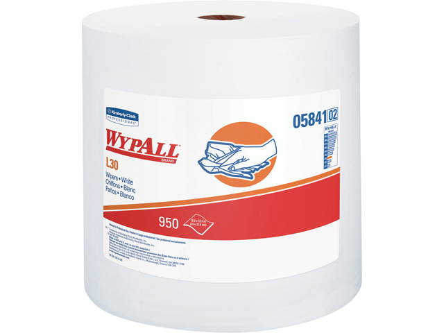 Wypall L30 Wipers 12 2/5 x 13 3/10 White 05841