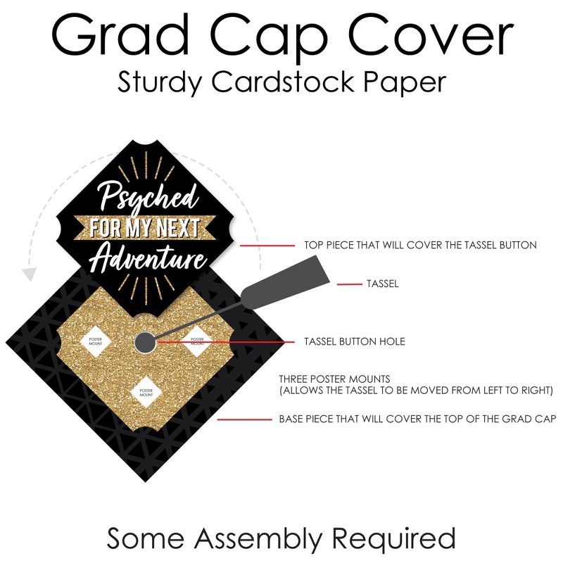 Big Dot of Happiness Gold Glitter 2021 Party Straws - No-Mess Real Gold Glitter Cut-Out Numbers & Decorative Graduation Paper Straws - Set of 24