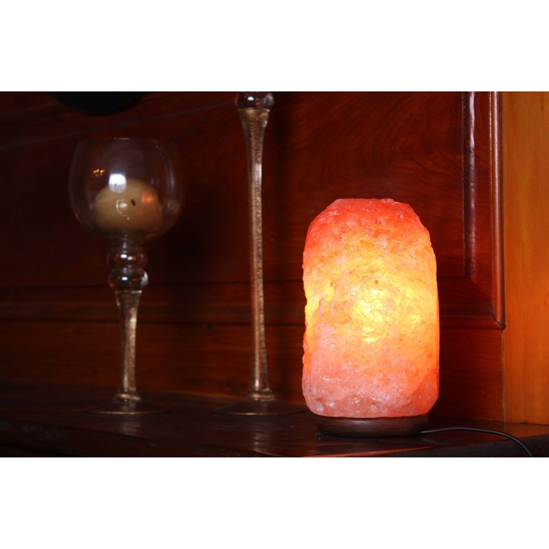 Large Natural Salt Lamp Pink - Q&A Himalayan Salt