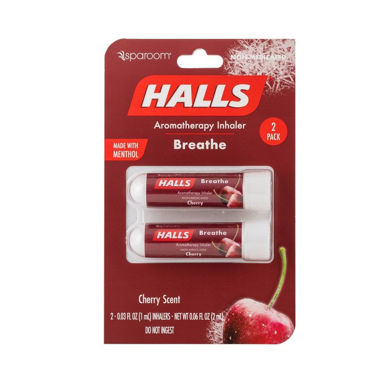 Halls by SpaRoom Inhaler - Cherry - 2pk