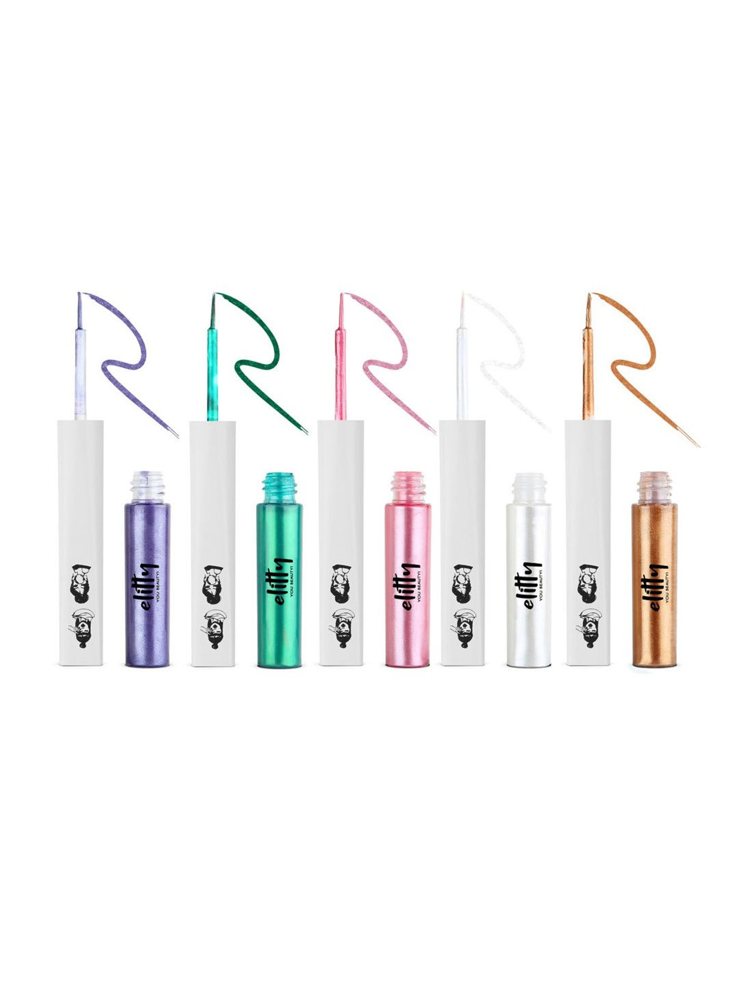 Elitty Eye Gotta Feeling Firecracker Eyeliners Combo - Pack of 5