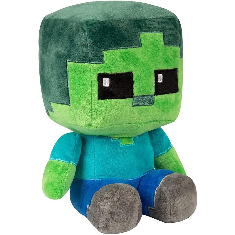 JINX Inc. Minecraft Craft Adventure Series 8.75 Inch Collectible Plush | Zombie