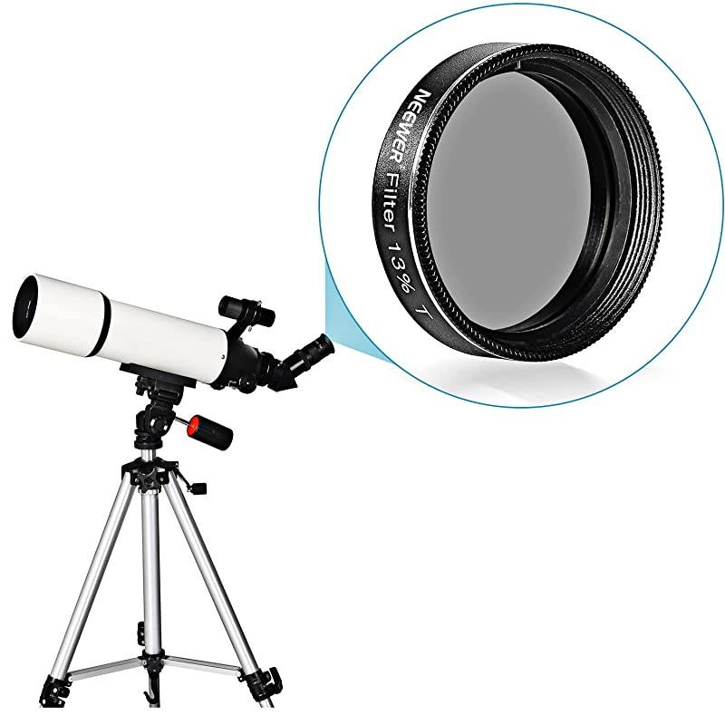2Pack 125 inch NeutralDensity 13 Percent Transmission Telescope Eyepiece Moon Filters