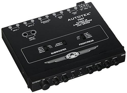 AUTOTEK 7007 Half-Din 4-Band 2-Way Equalizer/Crossover