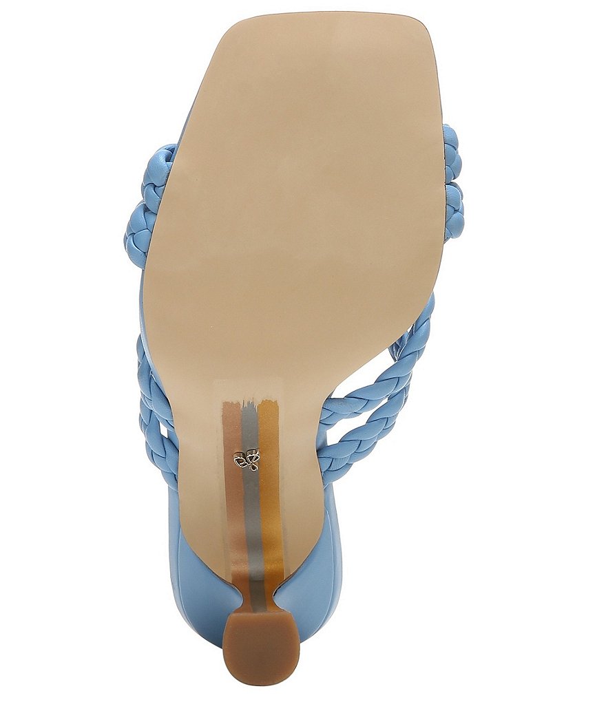 Sam Edelman Marjorie Strappy Leather Woven Dress Mules