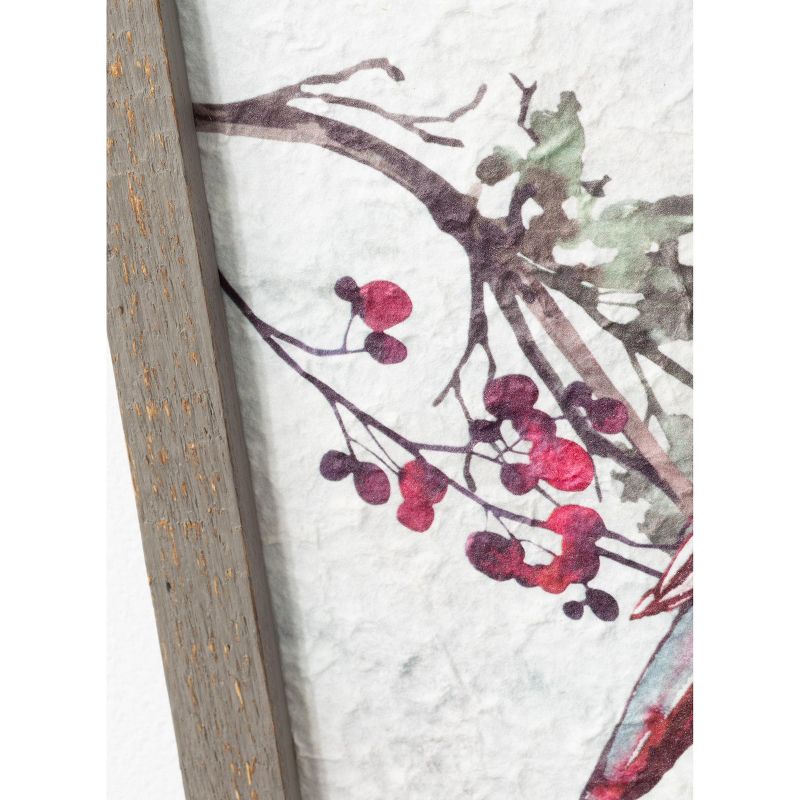 Sullivans Cardinal Wall Decor 12.75"H Multicolored