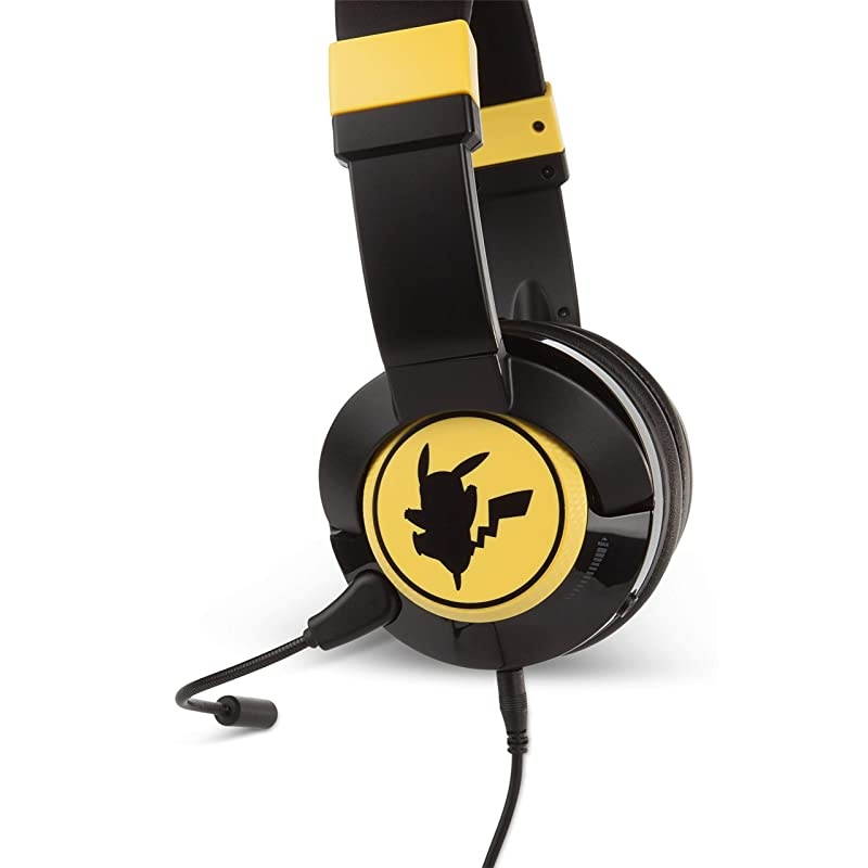 Pokemon Wired Gaming Headset Pikachu Silhouette Not Machine Specific