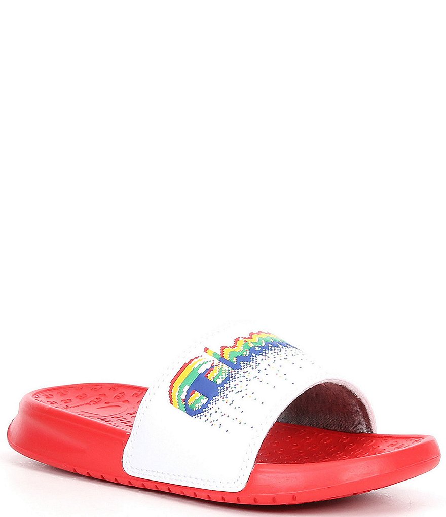 Champion Girl's Super Slide Flurry Logo Detail Sandals (Toddler)