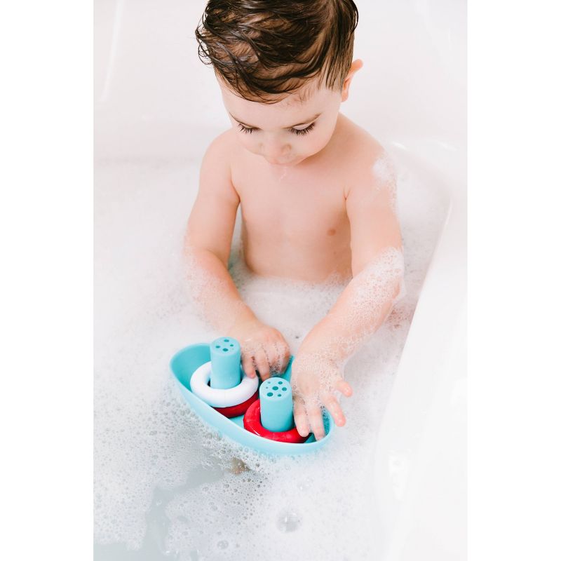 Ubbi Boat and Buoys Bath Toys