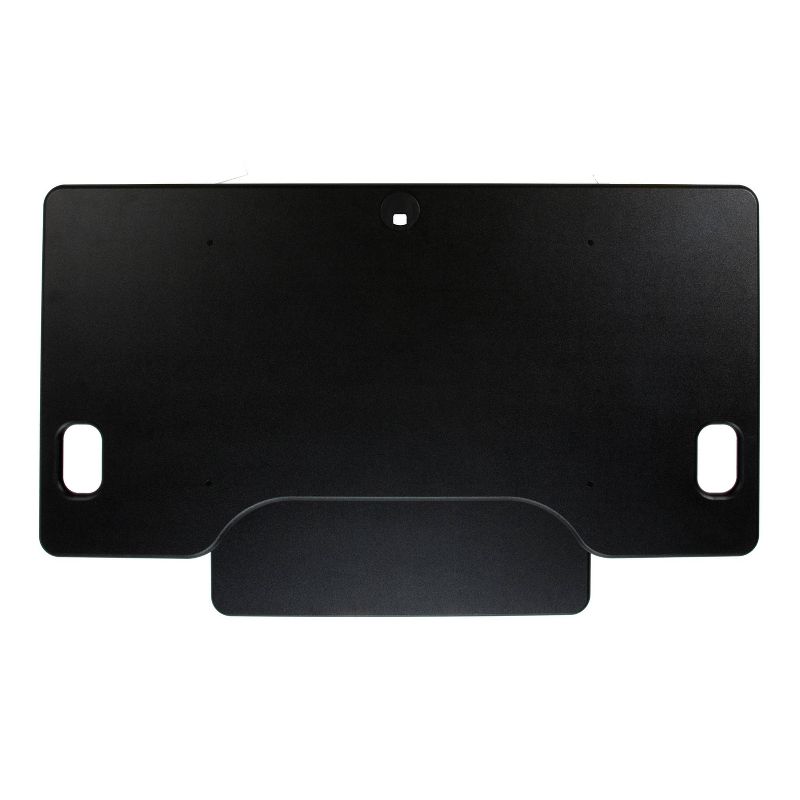 46" Adjustable Desk Riser with Medium Energizing Mat Black - Rocelco