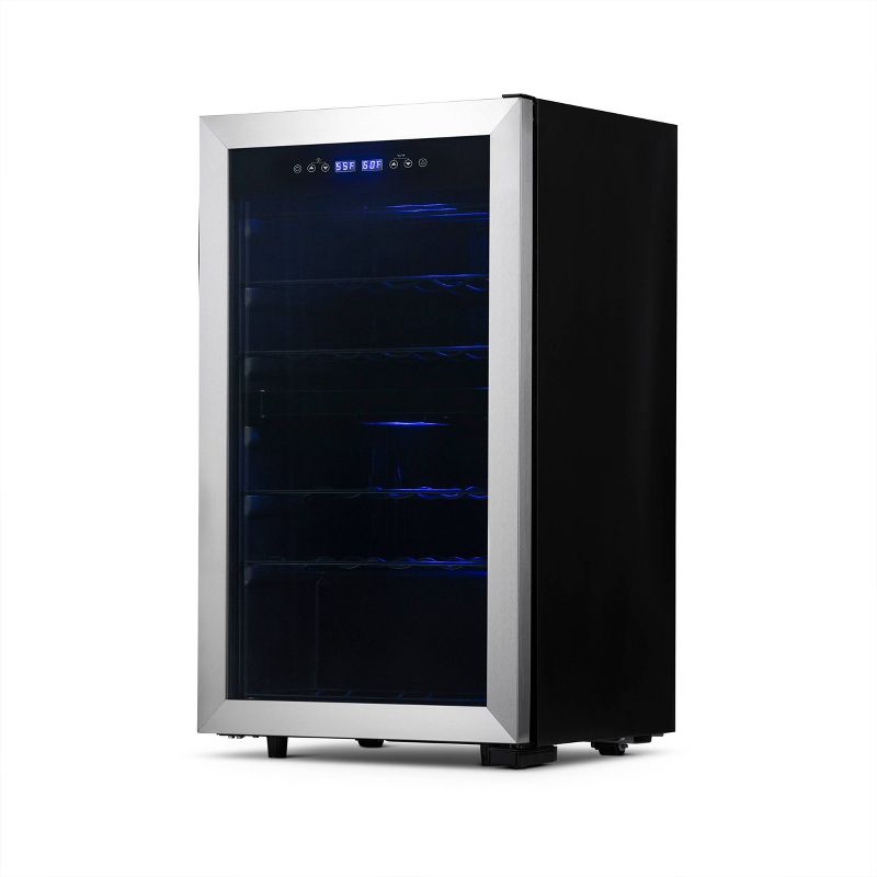 NewAir 28-Bottle Dual-Zone free standing Wine Cooler