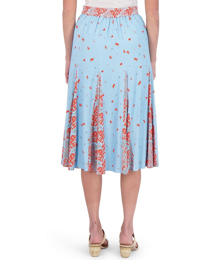 Roller Rabbit Vernet Fransica Elastic Waist A-Line Skirt