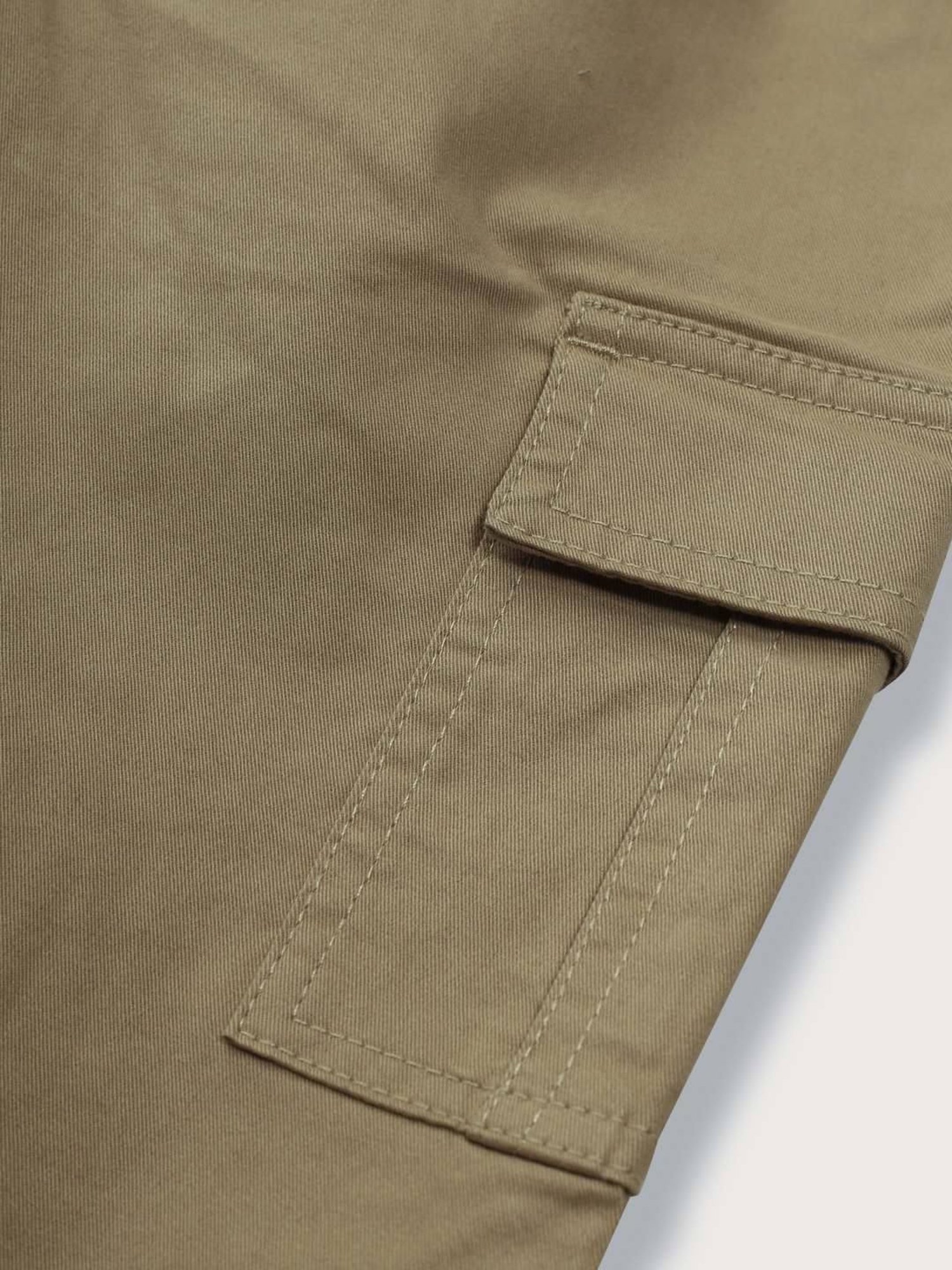 Gini & Jony Kids Khaki Cotton Regular Fit Bermudas