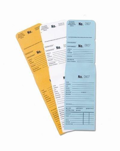 100 Jewelry Repair Envelopes Numbered in Consecutive Order blue color